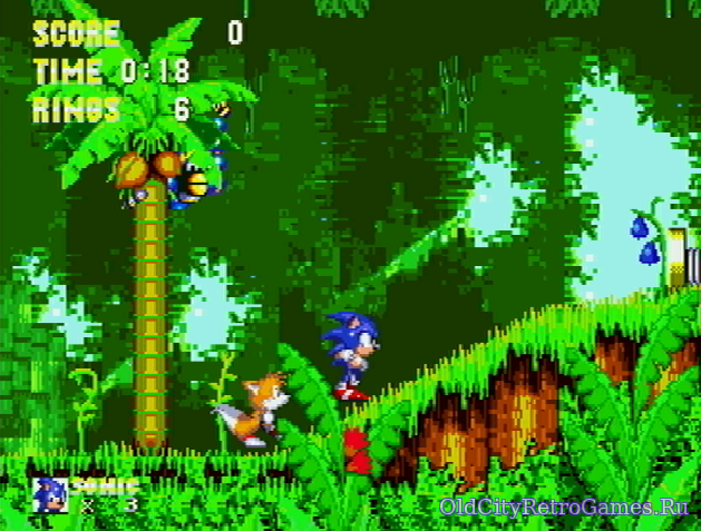 Фрагмент #1 из игры Sonic The Hedgehog 3 / Ёж Соник 3