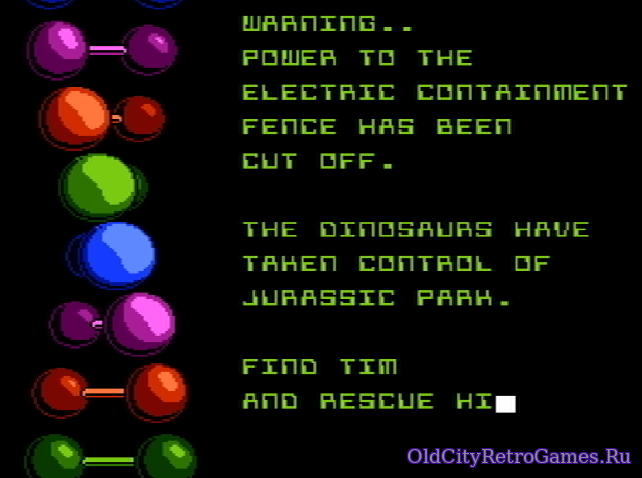Фрагмент #2 из игры Jurassic Park / Парк Юрского Периода