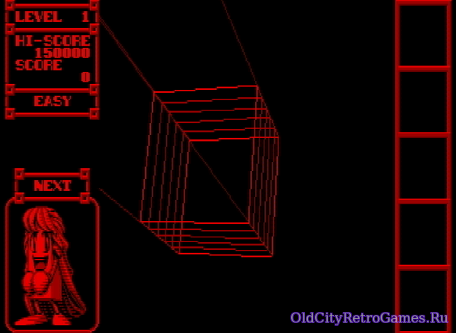 Фрагмент #1 из игры 3D Tetris / 3Д Тетрис
