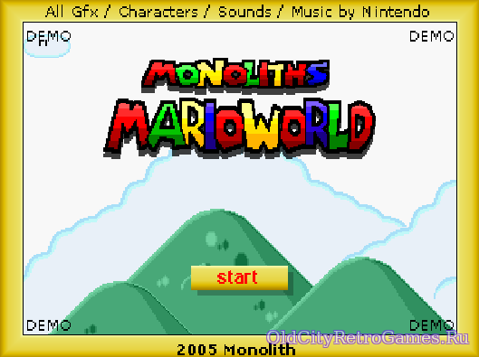 Фрагмент #2 из игры Monoliths Mario World / Марио: Мир Монолитов