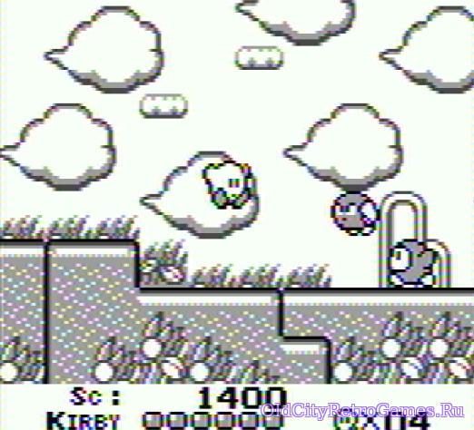 Фрагмент #1 из игры Kirby's Dream Land / Земля мечты Кирби