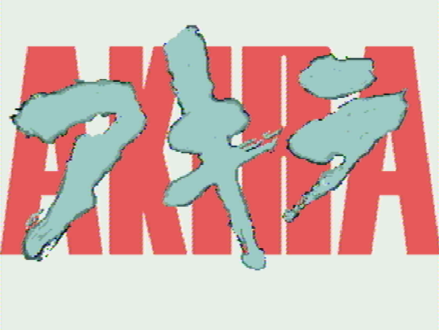 Титульный экран из игры Akira / Акира