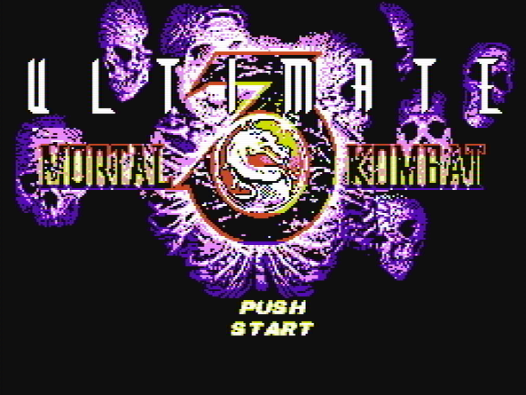 Титульный экран из игры Mortal Kombat 4 Ultimate / Мортал Комбат 3 Ультиматум