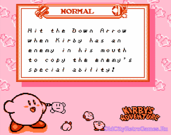 Фрагмент #3 из игры Kirby's Adventure / Приключение Кирби