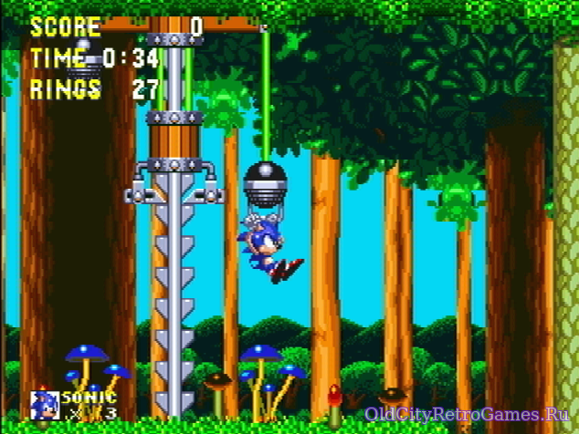 Фрагмент #1 из игры Sonic & Knuckles / Соник и Наклз