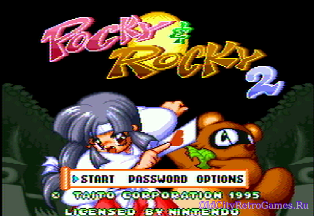 Фрагмент #4 из игры Pocky & Rocky 2 / Поки и Роки 2