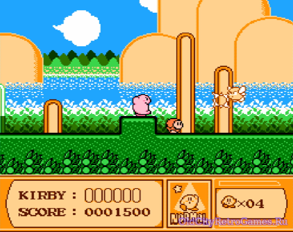 Фрагмент #1 из игры Kirby's Adventure / Приключение Кирби