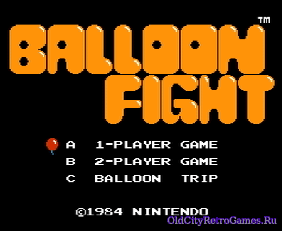 Фрагмент #3 из игры Balloon Fight / Бой на Воздушных шарах