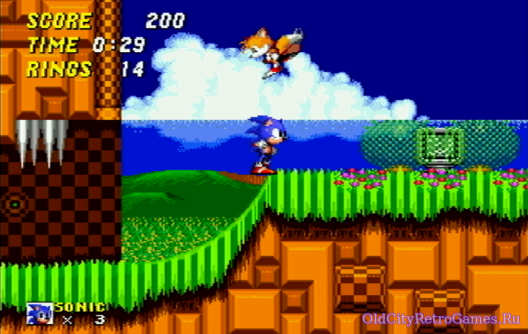 Фрагмент #1 из игры Sonic the Hedgehog 2 / Ёж Соник 2