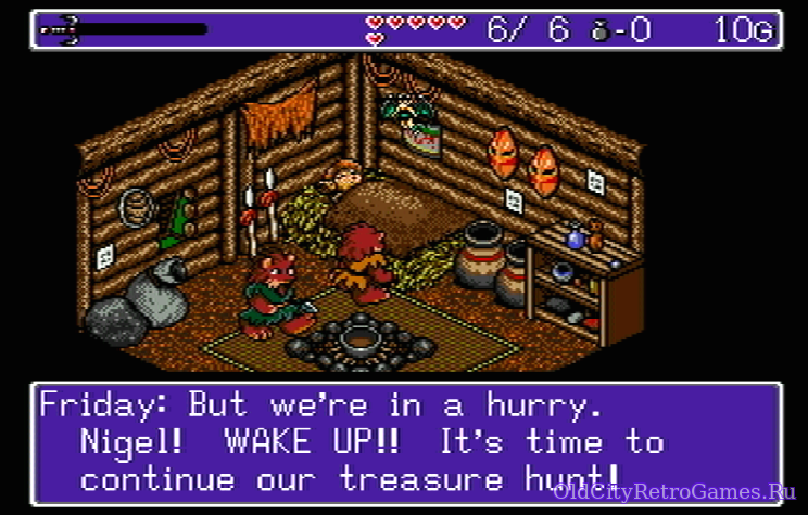 Фрагмент #2 из игры Landstalker: The Treasures of King Nole / Землепроходец: Сокровища короля Ноула