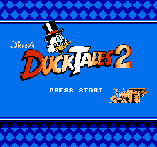 Титульный экран из игры DuckTales 2 / Утиные Истории 2