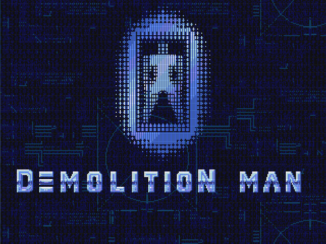 Титульный экран из игры Demolition Man / Разрушитель