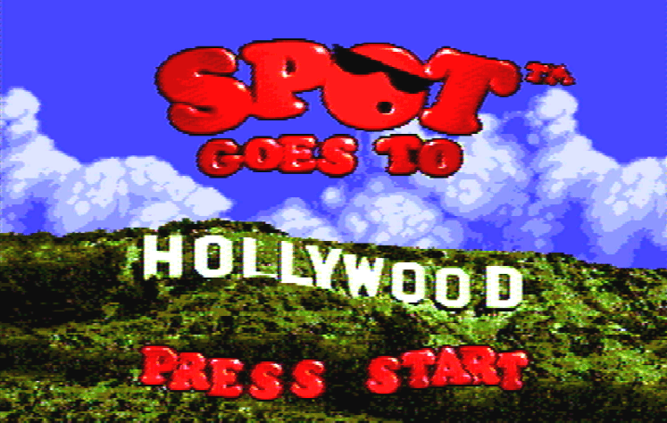 Титульный экран из игры Spot Goes to Hollywood / Спот отправляется в Голливуд